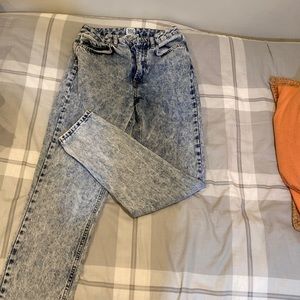 Urban Outfitters BDG Acid Wash Mom High Rise Jeans